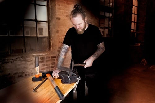 PICARD Schlosserhammer BlackTec® 1500g L.365mm Stiel-L.365mm 3K-Kunststoff-Stiel PICARD