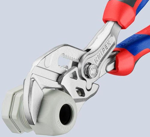 KNIPEX Zangenschlüssel L.150mm Spann-W.27mm verchr.Mehrkomp.-Hülle KNIPEX