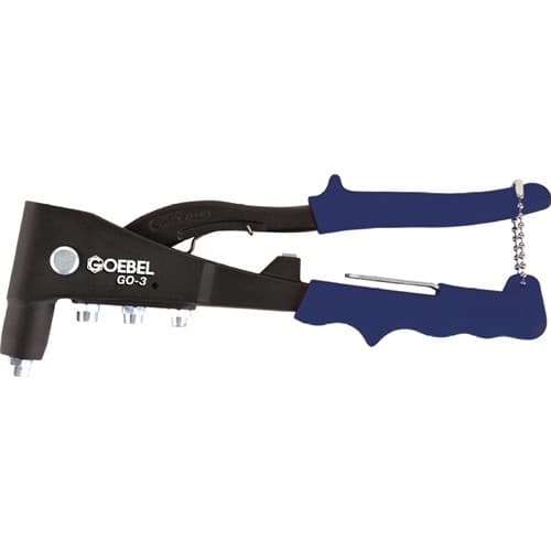 GOEBEL Handblindnietsetzgerät GO-3 L.275mm Arbeitsber.2,4-4,8mm m.Öffungsfeder GOEBEL