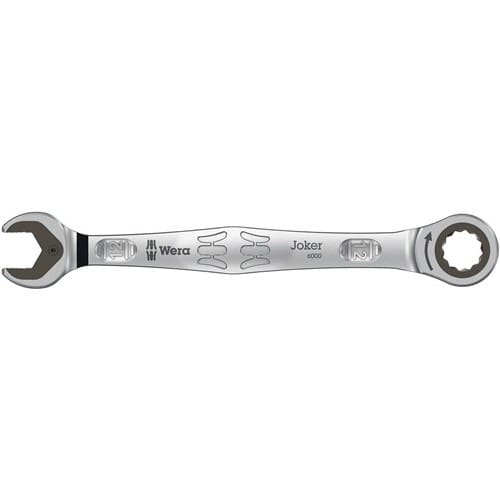 WERA Maulringratschenschlüssel Joker SW12mm L.170,7mm CV-Molybdän nickel-chrom-besch.