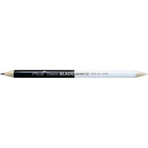 PICA Markierstift Classic FOR ALL Black&White L.24cm 2B beids.gespitzt PICA