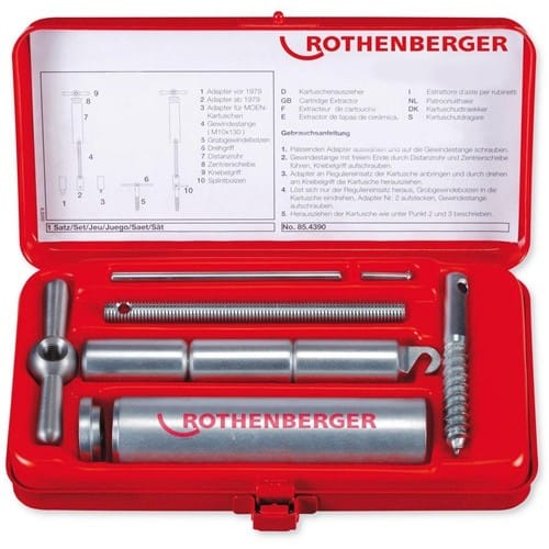 ROTHENBERGER Kartuschenauszieher-Set 9-tlg. ROTHENBERGER
