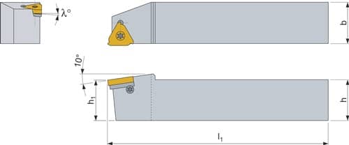 TECWERK Klemmdrehhalter SER 1212 F16 re.Außen TECWERK