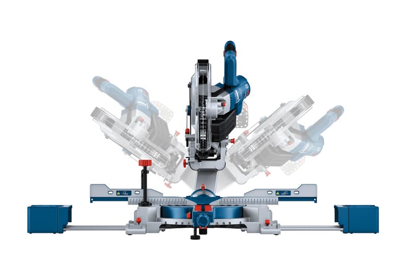 BOSCH Akku-Kapp- und Gehrungssäge BITURBO GCM 18V-254 D