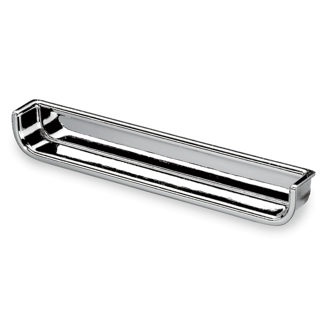 HETTICH Einsetzgriff Genzone, L 134 mm, B 16 mm, H 16 mm, Schwarz matt, 9347581