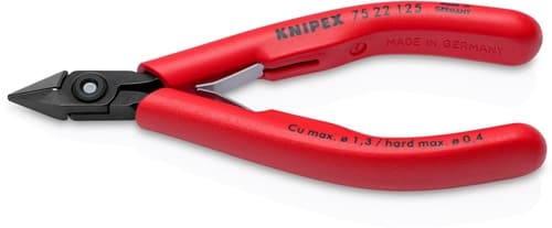 KNIPEX Elektronik-Seitenschneider L.125mm Form 2 Facette ja,kl.KNIPEX