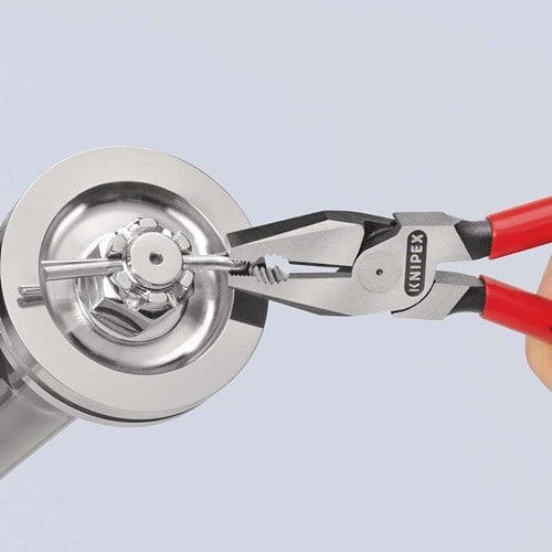 KNIPEX Kraftkombizange L.200mm pol.Ku.-Überzug KNIPEX