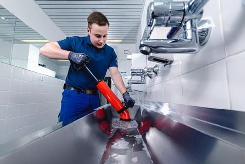 ROTHENBERGER Saugdruckreiniger Ropump® Super Plus bei Abfluss- u.Rohrverstopfungen