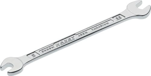 HAZET Doppelmaulschlüssel 450N 5x5,5mm L.99,6mm verchr.HAZET