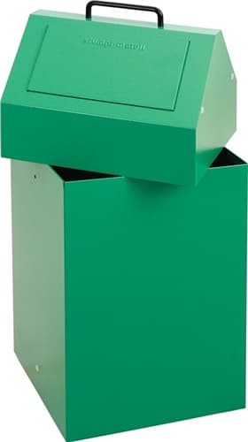 STUMPF Wertstoffsammler 45l H640xB330xT310mm verkehrsgrün stationär