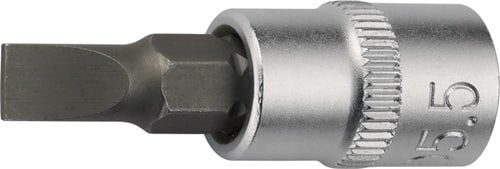 TECWERK Steckschlüsseleinsatz 1/4 Zoll Schlitz 5,5mm L.32mm TECWERK