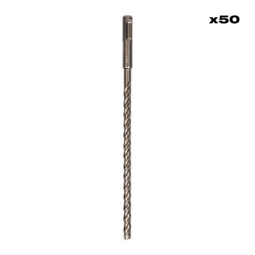 MILWAUKEE 8 x 215 mm, SDS-Plus 4-Schneiden Hammerbohrer MX4 SDS-Plus 50er Pack