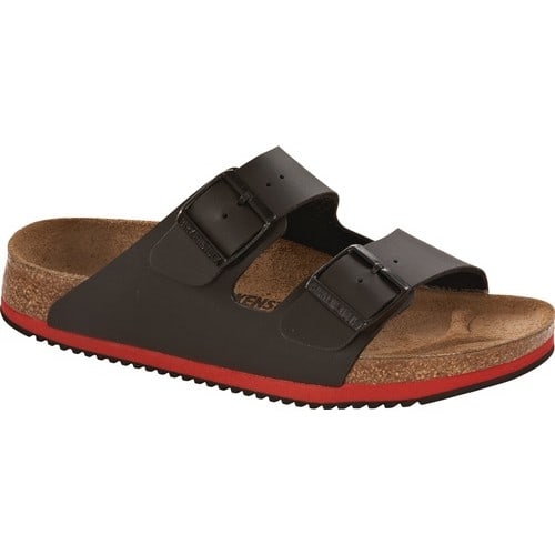 BIRKENSTOCK Sandale Arizona Super Grip Gr.37 schwarz Birko Flor DIN EN ISO 20347 BIRKENSTOCK