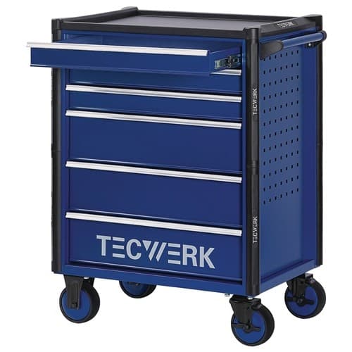 TECWERK Werkzeugwagen TREND 2.0 B745xT475xH950mm 300kg 6 Schubl.152-tlg.Stahlbl.TECWERK