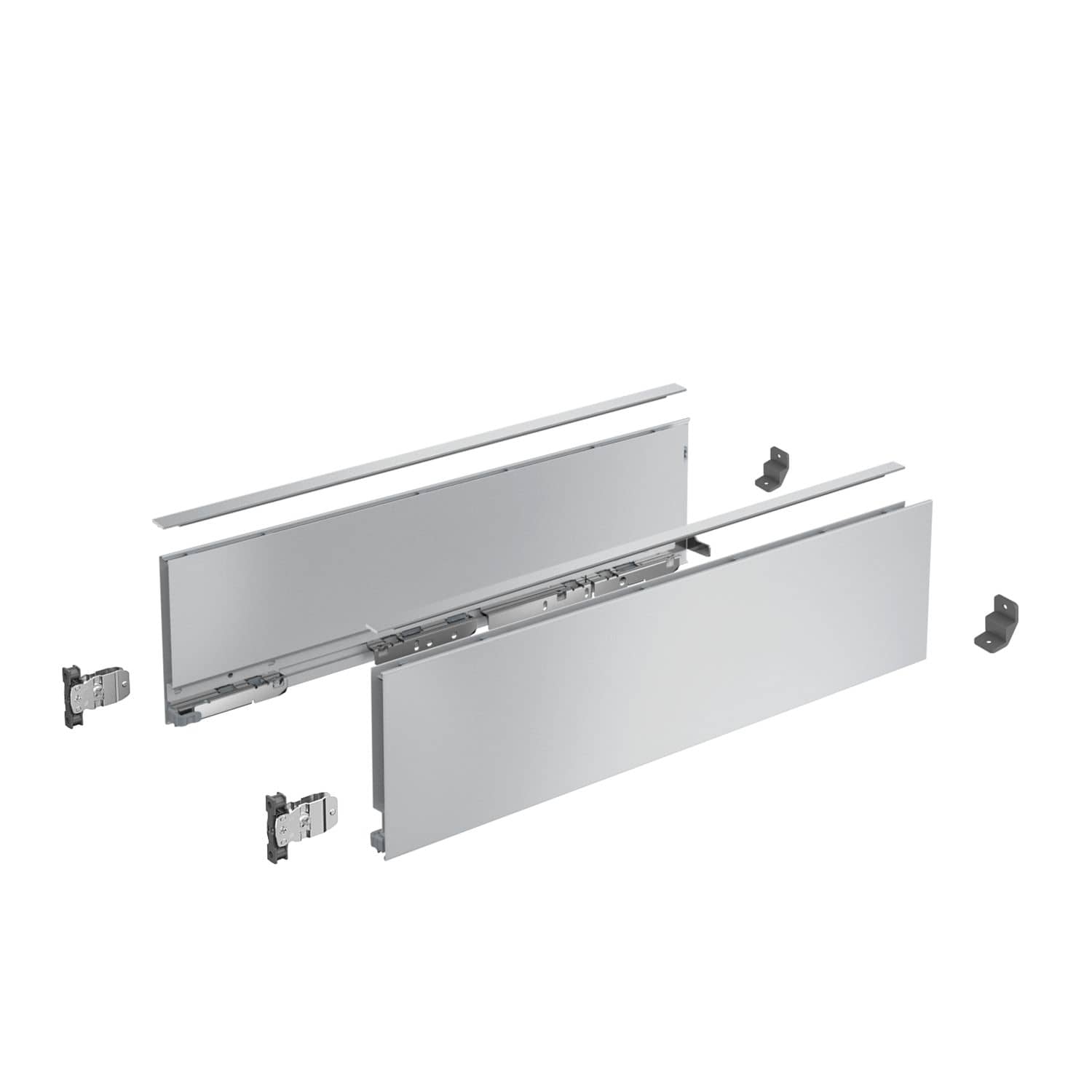 HETTICH AvanTech YOU Set Zarge, Höhe 139 mm x NL 450 mm, anthrazit, links und rechts, 9353434