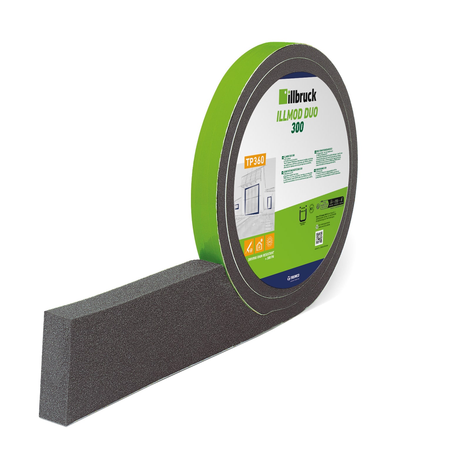 illbruck TP360 DUO-FUGENDICHTBAND ECO ANTHR. 45/5-15 9M/RL 5RL/BOX