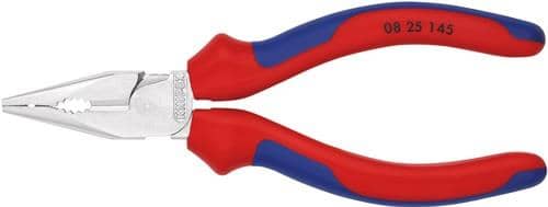 KNIPEX Spitzkombizange L.145mm verchr.Comfort-Griff verchr.KNIPEX