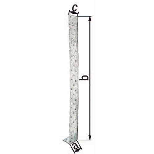 GAH Flachstahlbetonanker 500x40x40mm S.2mm STA roh sdmverz.GAH
