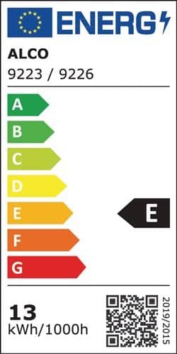 LED-Lupenleuchte Glaslinse 190,5mm (7,5 ") Tischklemme weiß Abdeckung,ecki. Kopf