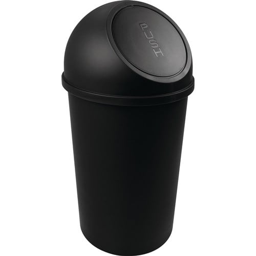 HELIT Abfallbehälter H615xØ312mm 25l schwarz HELIT