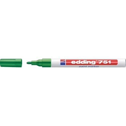 EDDING Lackmarker 751 grün Strich-B.1-2mm Rundspitze EDDING