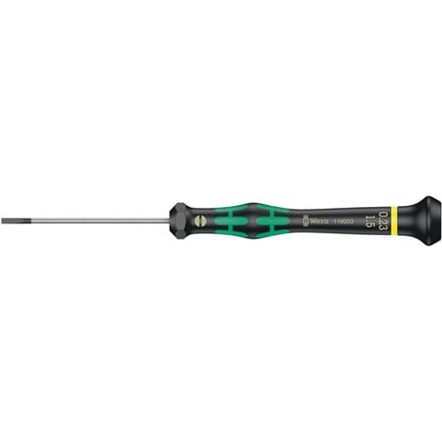 WERA Elektronik-Feinmechanik-Schraubendreher 2035 1,5mm Klingen-L.60mm WERA