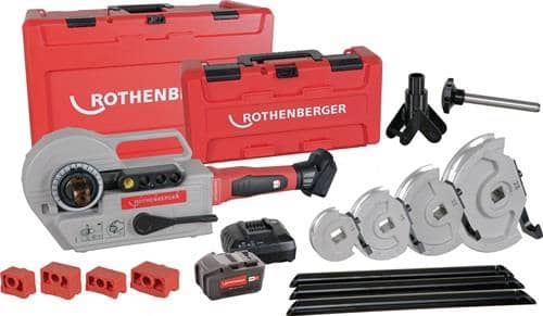 ROTHENBERGER Akku-Rohrbiegegeräteset ROBEND® 4000 E 1/2-5/8-3/4-7/8-1 1/8 Zoll Typ:CAS