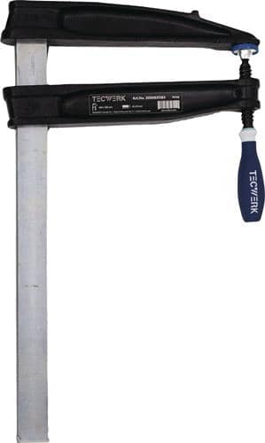 TECWERK Tiefspannschraubzwinge Spann-W.800mm A.200mm 3K-Griff 35x11mm TECWERK