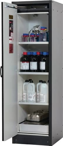 ASECOS Sicherh.-Schrank Typ 30 H1947xB564xT620mm anthrazit/grau Vollblechtüren