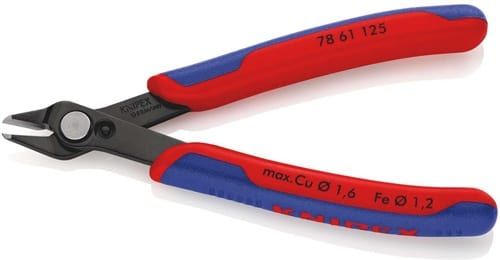 KNIPEX Elektronik-Seitenschneider Super-Knips® L.125mm Spezialwerkzeugstahl brün.KNIPEX