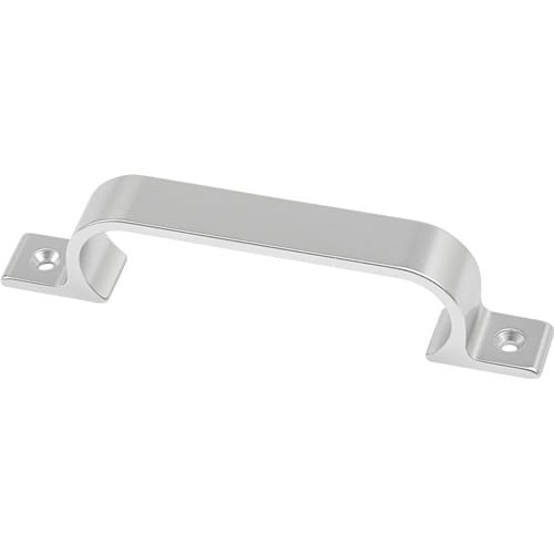HERMETA Handgriff A.28mm L.149mm B.19mm Alu.silberf.elox.Löcher 2,D.4,3mm HERMETA
