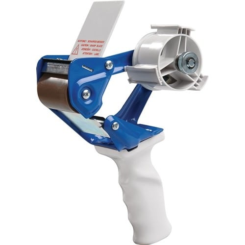 BURMANN Handabroller Profi K20B Metall blau/weiß f.Band-B.50mm