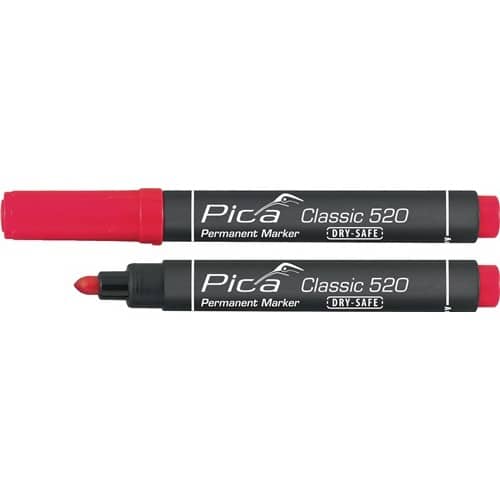 PICA Permanentmarker Classic rot Strich-B.1-4mm Rundspitze PICA