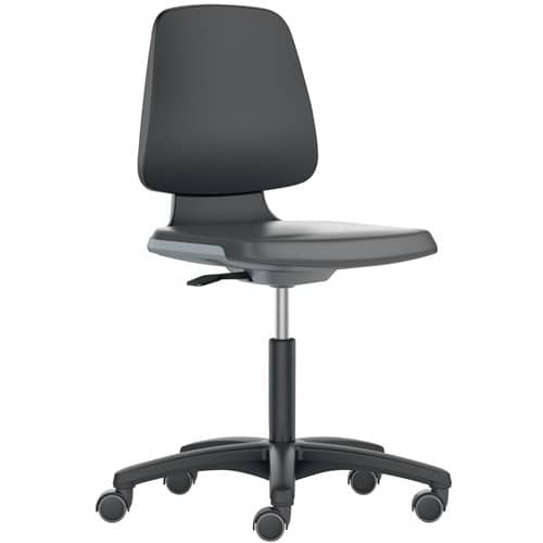 BIMOS Arbeitsdrehstuhl Labsit Rl.Sitzschale anth.Integralschaum schwarz