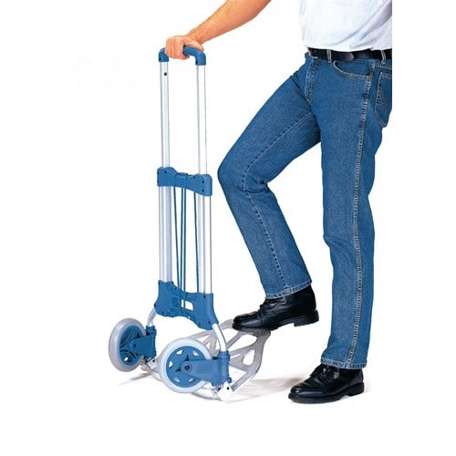 FETRA Transportkarre klappb.Stahlrohr/Alu.H.1090mm Schaufel-L.320mm Schaufel-B.480mm