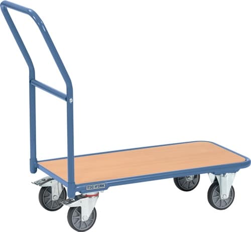 TECWERK Plattformwagen Ladeflächen L1000xB600mm STA taubenblau Trgf.250kg TECWERK