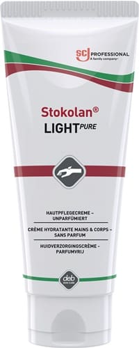 SC JOHNSON PROFESSIONAL Hautpflegecreme Stokolan® Light PURE 100ml duft-/farbstofffrei Tube