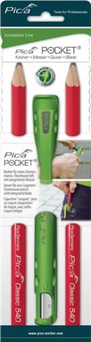 Köcher Pocket für Blei-/Markierstifte mit Spitzmesser PICA