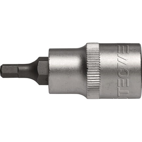 TECWERK Steckschlüsseleinsatz 1/2 Zoll Innen-6-kant SW 5mm L.55mm TECWERK