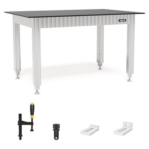 SIEGMUND Schweiß- u.Spanntisch L1500xB1000xH800mm SIEGMUND
