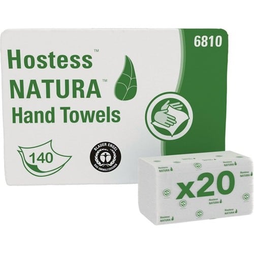 SCOTT Handtuch Hostess™ NATURA™ 6810 2-lag.weiß L.ca.330 mmxB.ca.250mm 20 Pk.x140 Tü.