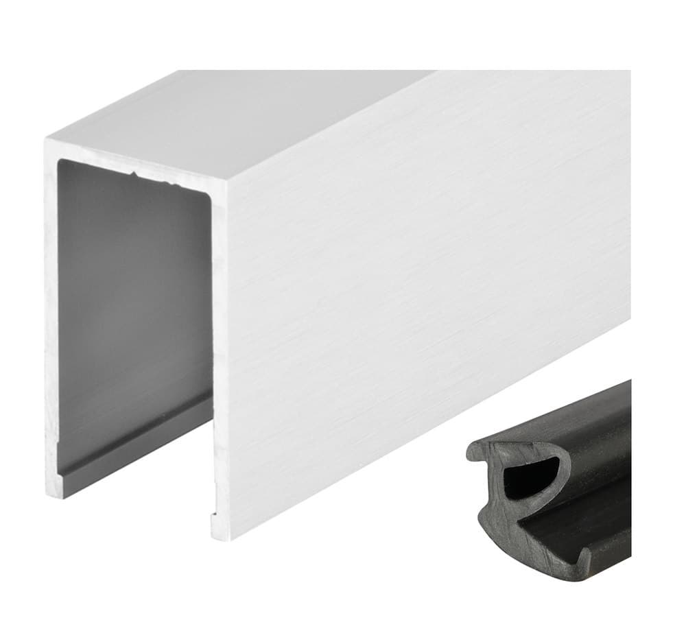 HERMAT Trennwand-Deckenprofil 6958, Aluminium