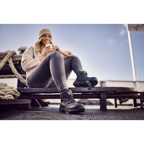 BAAK Damensicherheitsstiefel Alessia Gr.35 W.10 schwarz/grün Mikrofaser/TPU