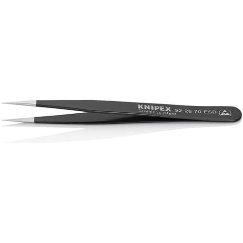 KNIPEX Präzisionspinzette L.110mm ger.fein rostfr.antimagn.elektr.ableitend KNIPEX