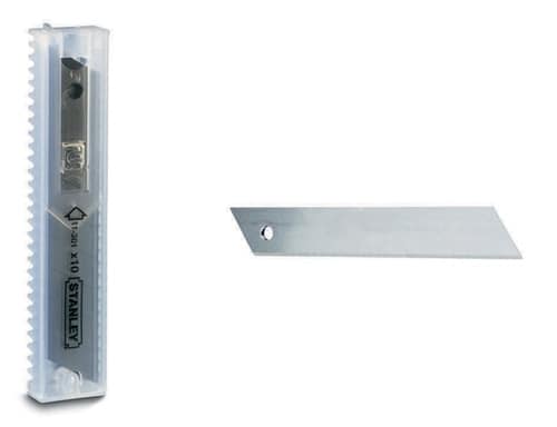 STANLEY Abbrechklinge 0-11-300 L85xB9xS0,43mm 12 Sollbruchstellen 10 St./Spender