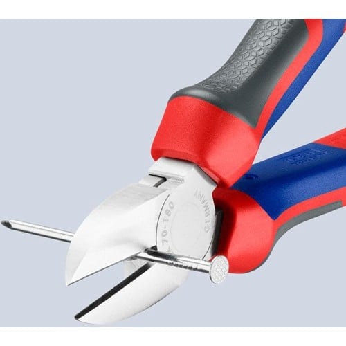 KNIPEX Seitenschneider L.180mm Kopf verchr.Comfort-Griff KNIPEX