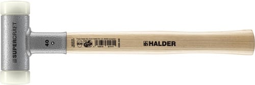 HALDER Schonhammer SUPERCRAFT L.360mm Kopf-D.40mm Hickory rückschlagfrei
