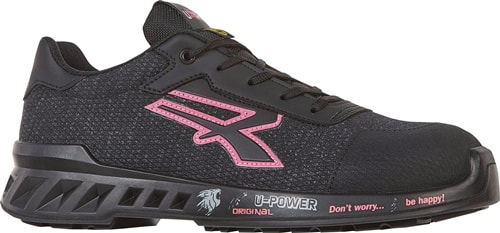 U.POWER Damensicherheitsschuh MICHELLE Gr.41 W.11 schwarz/rosa S1PS FO SR ESD