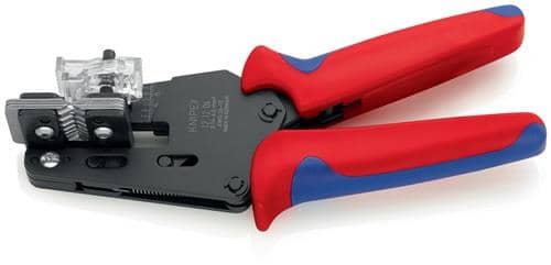 KNIPEX Präzisionsabisolierzange L.195mm 0,14-6 (AWG 26-10)mm² Mehrkomp.-Hüllen KNIPEX
