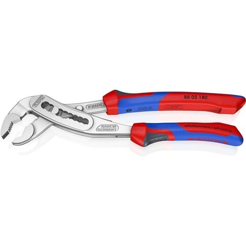 KNIPEX Wasserpumpenzange Alligator® L.180mm Spann-W.36mm verchr.Comfort-Griff KNIPEX